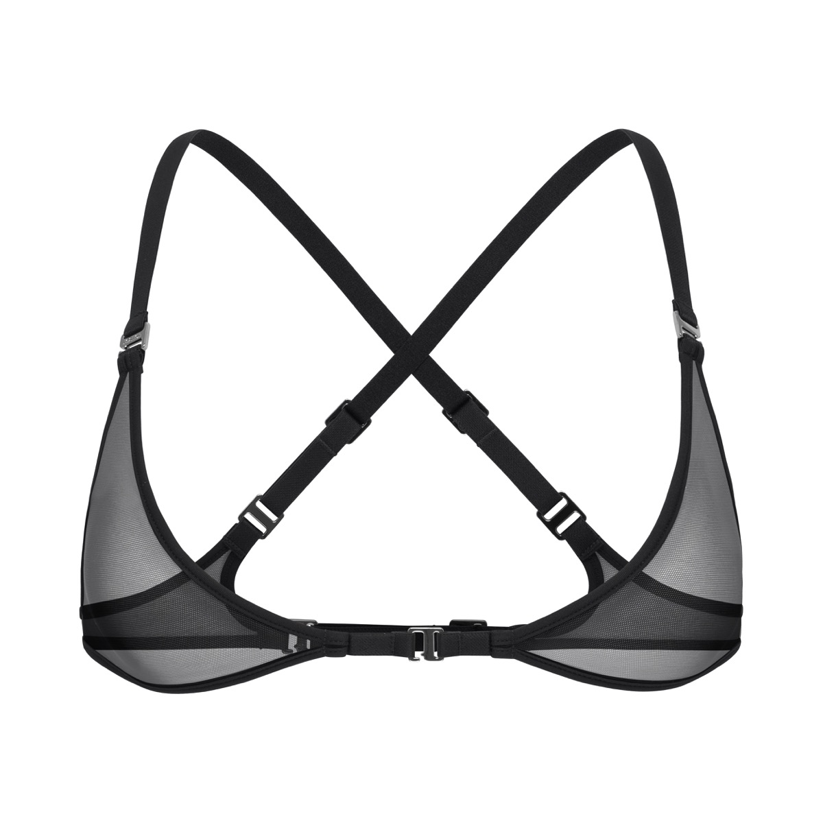 Cross-back mesh micro bra — Joshua Atelier